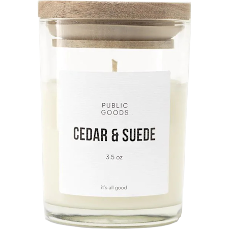 Scented Candle - Cedar and Suede